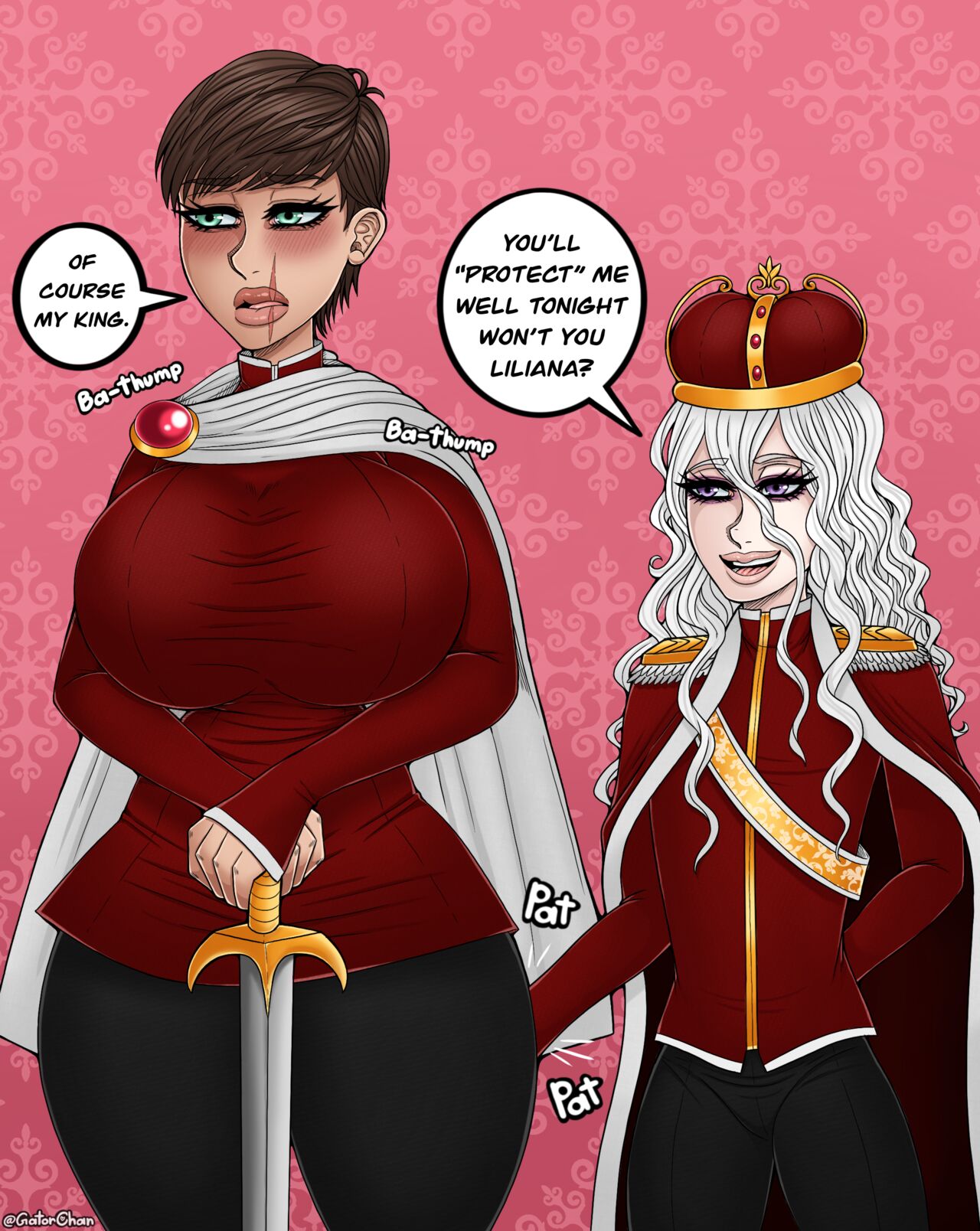 King x Female Knight page 1 full